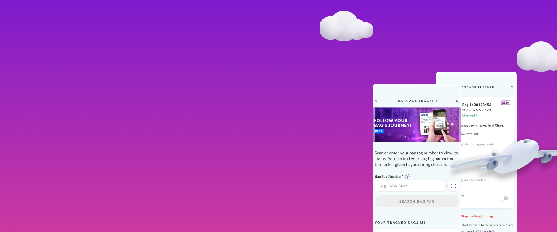 Changi Baggage Tracker Singapore Changi Airport